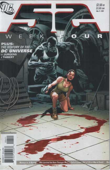 52 3 - Week Four - History Of The Dc Universe - Jurgens U0026 Thibert - Question Mark - Blood - Alex Sinclair, J Jones