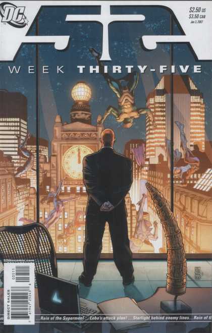 52 35 - Week - Thirty-five - Man - Tower - Cloak - Alex Sinclair, J Jones