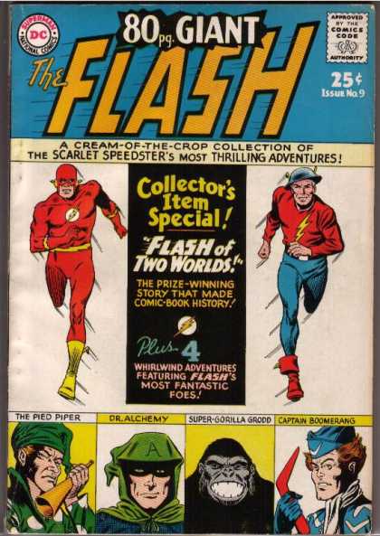 80 Pg. Giant 9 - Flash - Comic - Dc - Giant - Collectors Item