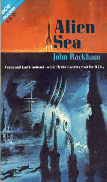 Ace Books - Alien Sea/c.o.d. Mars - John & Tubb, E.c. Rackham