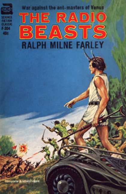 Ace Books - The Radio Beasts - Ralph Milne Farley; Illustrator-ed Emshwiller;