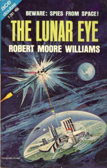 Ace Books - The Towers of Toron and the Lunar Eye - Samuel R. and Robert Moore Williams Dela