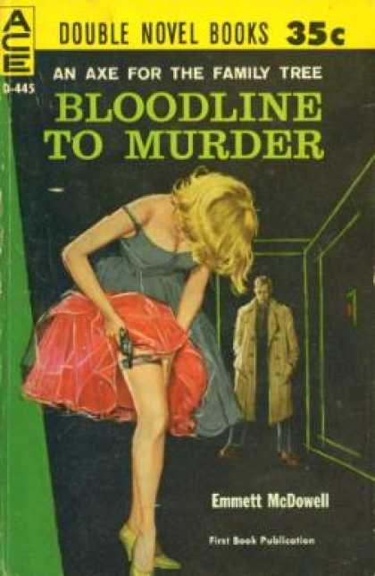 Ace Books - Bloodline To Murder / In at the Kill - Emmett Mcdowell