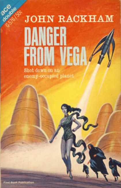 Ace Books - Danger From Vega / Clash of Star-kings - Avram Davidson