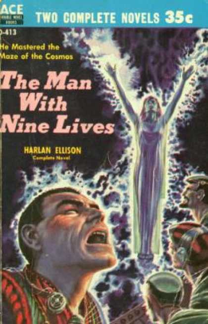 Ace Books - The Man With Nine Lives / a Touch of Infinity - Harlan Ellison