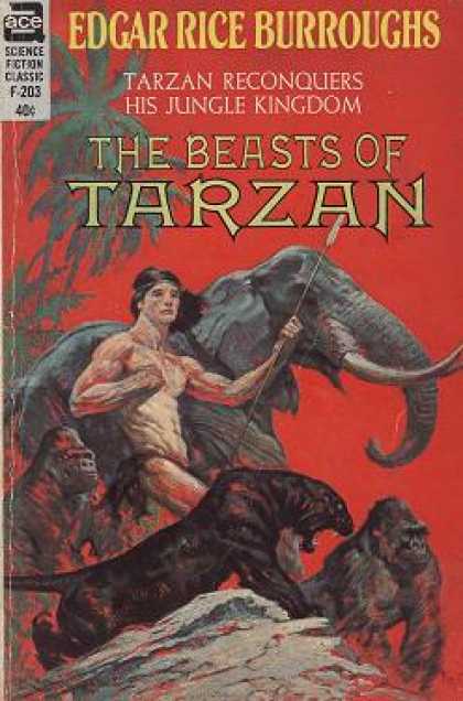 Ace Books - The Beasts of Tarzan - Edgar Rice Burroughs