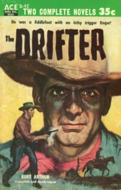 Ace Books - The Drifter / Longhorn Trail - Burt Arthur