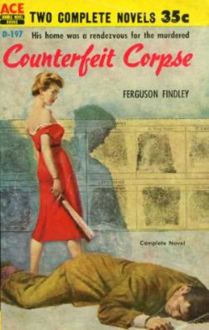 Ace Books - Tnt for Two / Counterfeit Corpse - James / Findley, Ferguson Byron