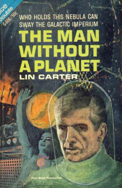 Ace Books - The Man Without a Planet / Time To Live - Lin Carter
