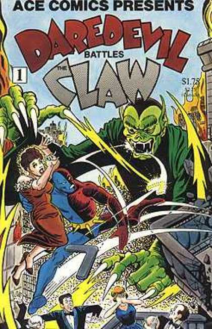 Vampire - City - White Sharp Nails - Faced Covered Lady - Tuxedo Ace Comics Presents 1 - Vampire - City - White Sharp Nails - Faced Covered Lady - Tuxedo