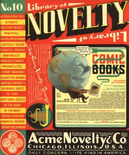 Acme Novelty Library 10 - No10 - Library Of Novelty - Comic Books - Chicago Illinois Usa - Globe Person - Chris Ware