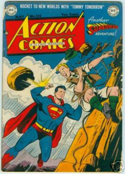 Action Comics 132 - Superman - Tommy Tomorrow - Rock - Rope - Flying