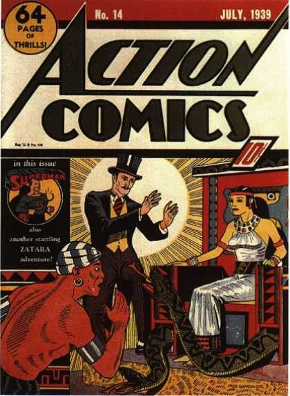 Action Comics 14 - Top Hat - Egyptian - Snake - Sun - Princess