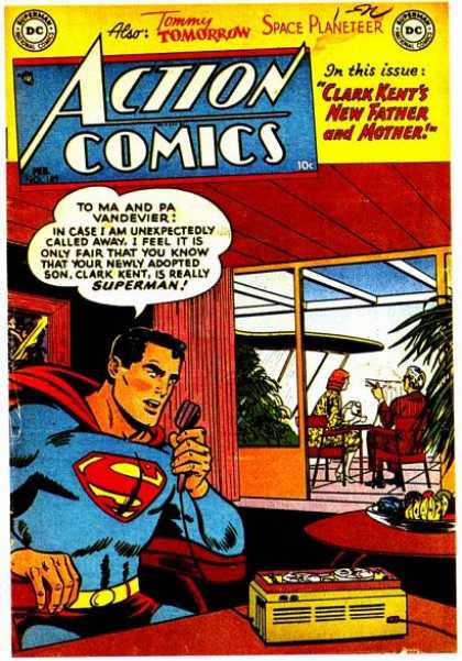 Action Comics 189 - Superman - Clark Kent - Confession - Microphone