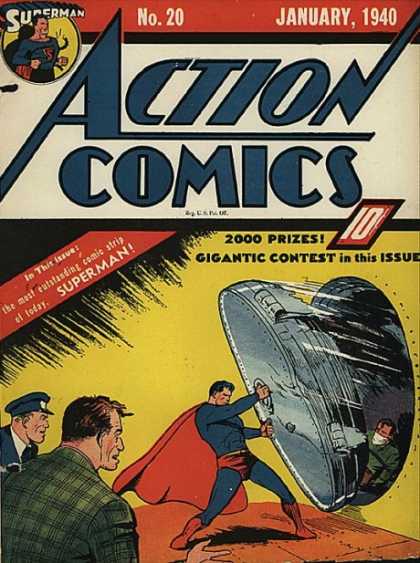 Action Comics 20 - Vault - Superman - Door - Gag - Joe Shuster