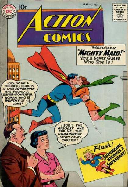 Action Comics 260 - Mighty Maid - Superbaby - Superman - Curt Swan