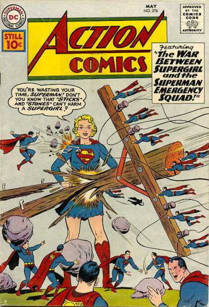 Action Comics 276 - Supergirl - Superman - Superwoman - Superman Squad - Tiny Superman - Curt Swan