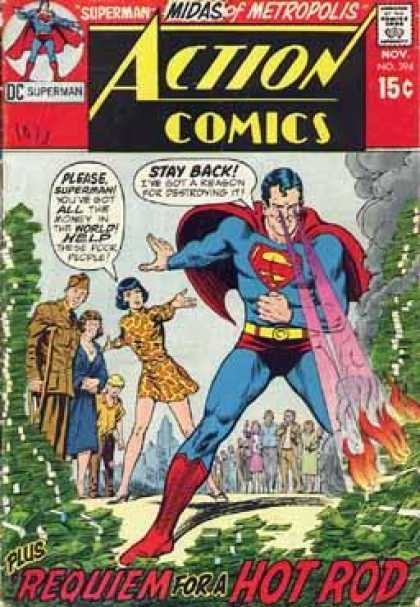 Action Comics 394 - Superman - Money - Lois Lane - Woman - Heat Vision - Curt Swan, Murphy Anderson