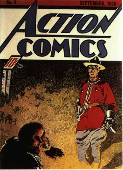 Action Comics 4 - No 4 - September 1938 - Hat - Jacket - Belt