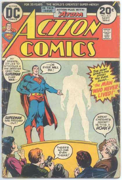 Action Comics 427 - Superman - Lois Lane - Jimmy Olsen - Man - Hat - Nick Cardy