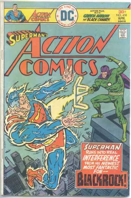 Action Comics 458 - Superman - Blackrock - Electricity