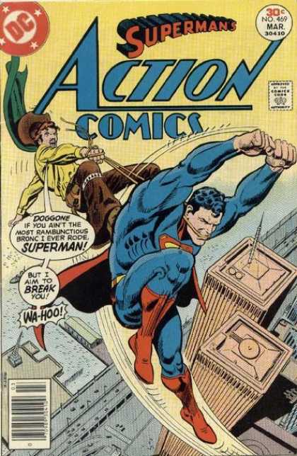 Action Comics 469 - Superman - Cowboy - Bob Oksner