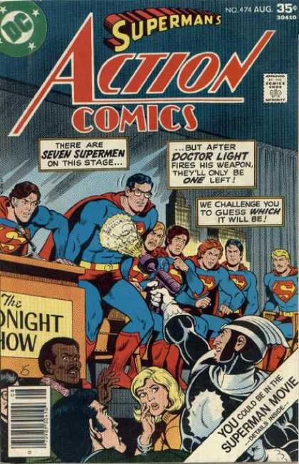 Action Comics 474 - Superman - Clark Kent - Doctor Light