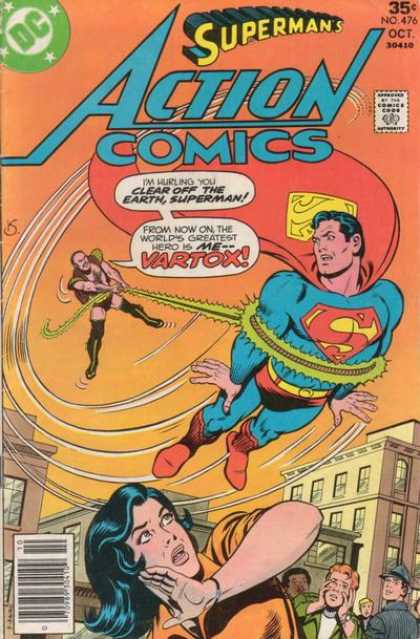 Action Comics 476 - Superman - Vartox - Rope