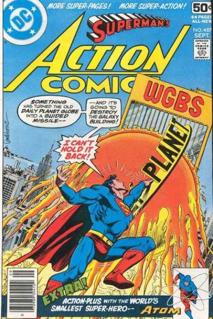 Action Comics 487 - Atom - Wgbs - Fire - Superman - Guided Missile