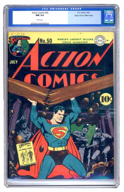 Action Comics 50 - Superman - Mine - Break - Miners