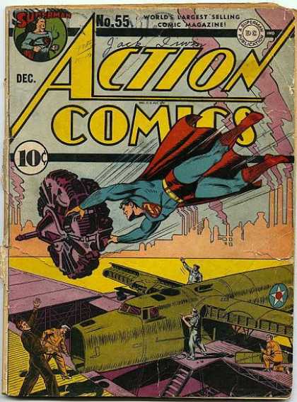Action Comics 55 - Superman - Plane