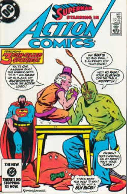 Action Comics 563 - Superman - Mxyzptlk - Bob Oksner, Keith Giffen