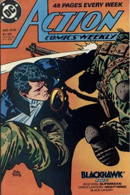 Action Comics 616 - Blackhawk - Alex Toth