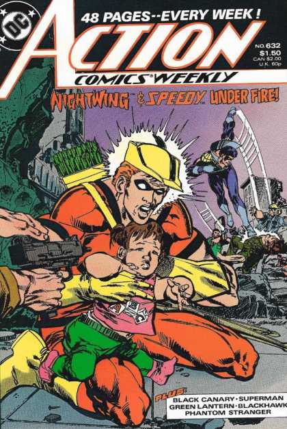 Action Comics 632 - 48 Pages - Dc Comics - Speedy Under Fire - Black Canary - Superman