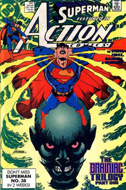 Action Comics 647 - Superman - Brainiac - George Perez