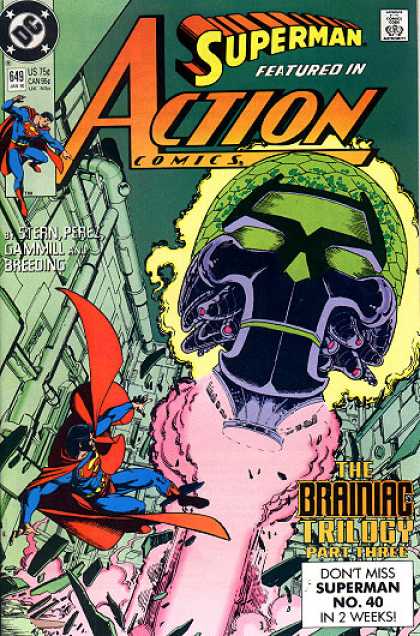 Action Comics 649 - Brainiac - Superman - George Perez