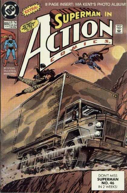 Action Comics 655 - Truck - Superman - Kerry Gammill