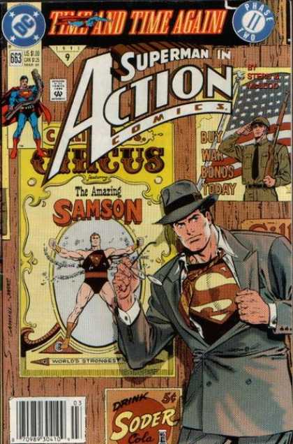 Action Comics 663 - Samson - Clark Kent - Superman - Kerry Gammill