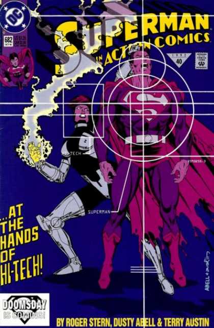 Action Comics 682 - Target - Hi-tech - Terry Austin