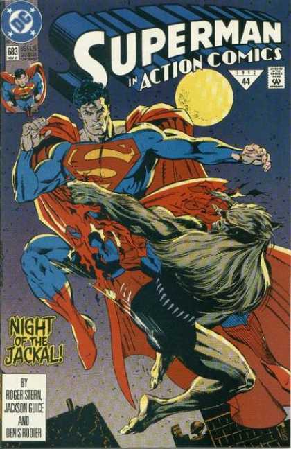 Action Comics 683 - Jackal - Moon