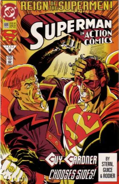 Action Comics 688 - Guy Gardner - Stern - Guice - Superman - Dc - Kerry Gammill