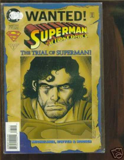 Action Comics 717 - Wanted Poster - Wanted - Trial Of Superman - Superman - Action Comics - Denis Rodier