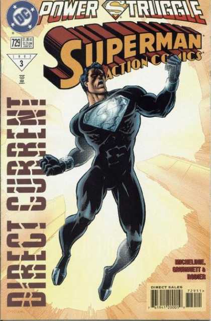 Action Comics 729 - Superman - Direct Current - Dc - Direct Sales - 729 - Denis Rodier, Tom Grummett