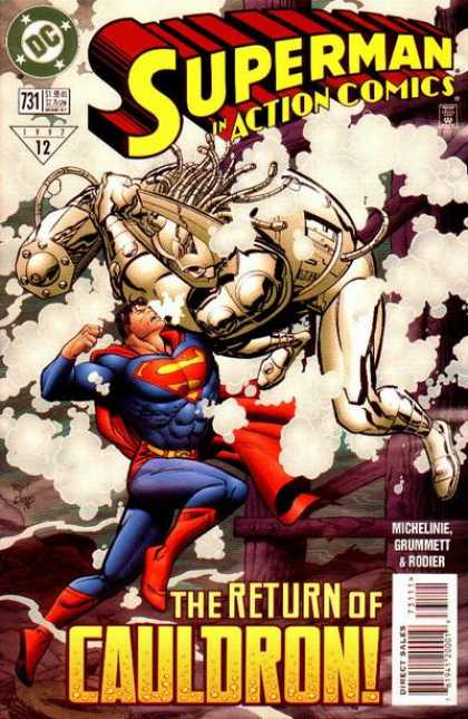 Action Comics 731 - Smoke - Denis Rodier, Tom Grummett