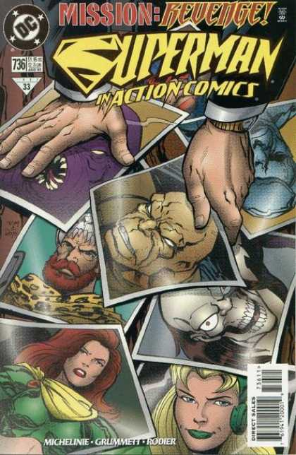 Action Comics 736 - Mission Revenge - Superman - Super Revenge - Rodier - Michelinie Tale - Denis Rodier, Tom Grummett