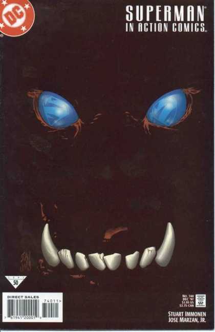 Action Comics 740 - Eyes - Teeth - Superman - Monster - Stuart Immonen
