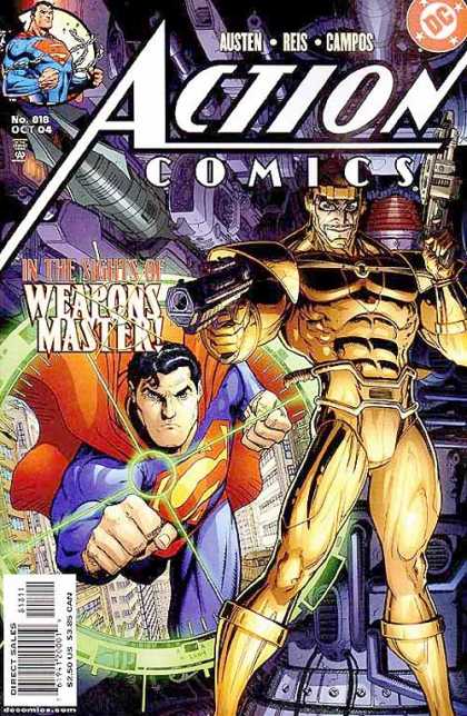 Action Comics 818 - Superman - Target - Gun - City - Weapon - Arthur Adams