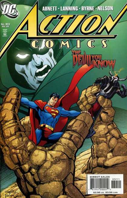 Action Comics 832 - Superman - Spectre - Hands - Dc Comics - The Devil You Know - Dan Jurgens