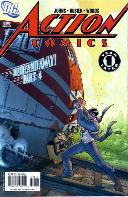 Action Comics 838 - Dc - Upup And Away - Johns - Busiek - Woods - Alex Sinclair, Terry Dodson