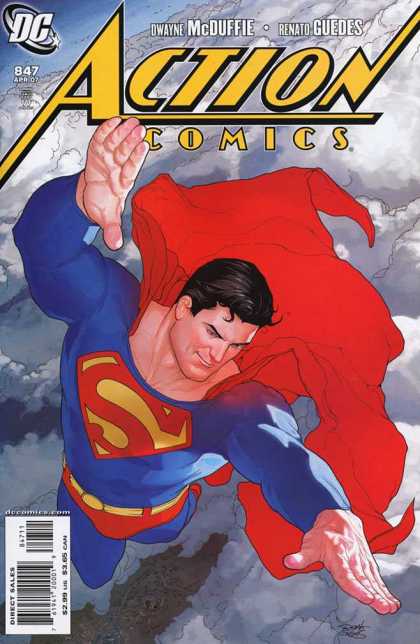 Action Comics 847 - Dc - Dwayne Mcduffie - Renato Guedes - Superman - Clouds - Renato Guedes